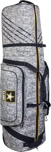 US Army by MacGregor Golf Wheeled Padded Golf Clubs Travel Cover, Camo in Kuwait