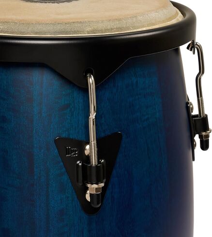Latin Percussion LP646NYII City II Series Conga Set with Double Stand 10" & 11" Blue in Kuwait