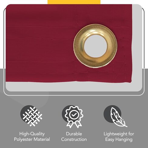 Iowa State Cyclones College Sports Printed Polyester Banner - NCAA Licensed - Hanging Graduation Decoration - School Banner (Red, Yellow) (2' x 6') in Kuwait
