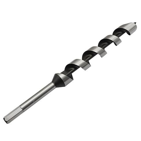 Hordion 1" Wood Auger Drill Bit, 12 Inch Long Ship Auger Bit with Hex Shank for Soft and Hard Wood Plastic Drywall Composite Materials in Kuwait