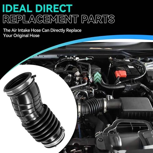 17225-5AA-A00 Air Intake Hose Tube for Honda Civic 2016-2021 L4 1.5L Engine Air Intake Pipe with Clamps Replace# 172255AAA00 in Kuwait