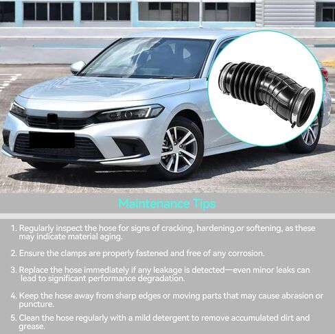 17225-5AA-A00 Air Intake Hose Tube for Honda Civic 2016-2021 L4 1.5L Engine Air Intake Pipe with Clamps Replace# 172255AAA00 in Kuwait