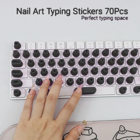 غطاء حماية من السيليكون للوحة المفاتيح من Nail Guard للكتابة - 6.7 بوصة طول × 4.3 بوصة عرض in Kuwait