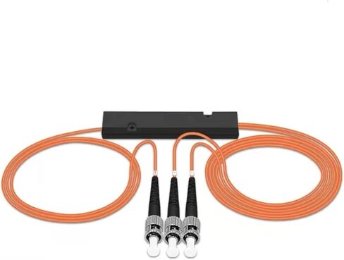 LC FBT Splitter 1 * 2 2pcs FC ST SC OM3 متعدد الأوضاع مقسم الألياف البصرية كاسيت نوع 1x2 FTTH مقرنة الألياف البصرية (1x2MM ST) in Kuwait