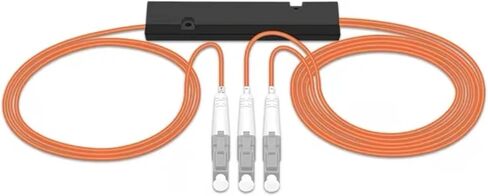 LC FBT Splitter 1 x 2 2 Pieces FC ST SC OM3 Multimode Optical Fiber Splitter Cassette Type 1x2 FTTH Fiber Optic Coupler (1x2 mm LC) in Kuwait