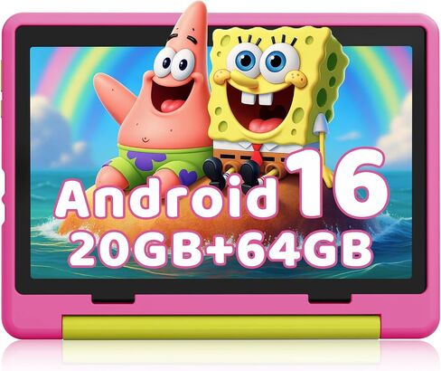 تابلت Gleeso Kids، جهاز لوحي Android 15 للأطفال مقاس 10 بوصات ثماني النواة مع حافظة، وبطاقة TF سعة 128 جيجابايت و1 تيرابايت قابلة للتوسيع، جهاز لوحي للأطفال الصغار، ومراقبة الوالدين، وكاميرا مزدوجة، وواي فاي، وهدية (أزرق) in Kuwait