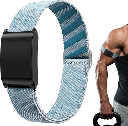 Nylon Sport Band Compatible with Whoop 5.0 One,Peak/4.0/3.0 Bicep Bands with Bumper Case, Arm/Ankle Breathable Stretchy Adjustable Replacement Straps for Men/Women, Not for Whoop 5.0 MG/Life in Kuwait