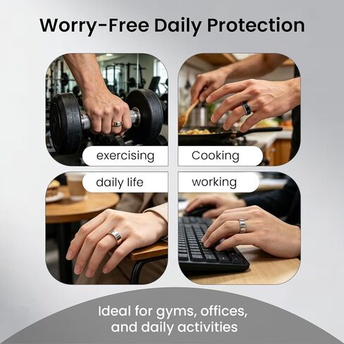 متوافق مع غطاء Oura الدائري الشفاف الجيل 4، مناسب لطبقة Oura Ring Gen 4/4 السيراميك/الجيل 3، غطاء Oura Ring Gen 4 غير المرئي المضاد للخدش رفيع للغاية، مقاس 5-8 in Kuwait