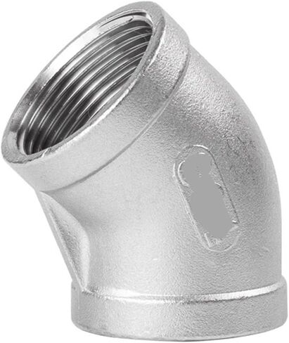 316 Stainless Steel 45 Degree Inner Wire Elbow Internal Thread Water Pipe Fittings Connector 4/6 Minutes 1 inch 15 20 25(G3/4) in Kuwait