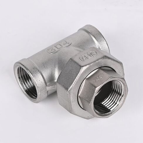 304 Stainless Steel Female Threaded Tee, 1/4inch to 2inch 3-Way Union Pipe Fittings - 1PCS(3/4inch) in Kuwait