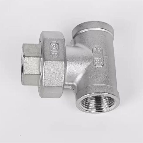304 Stainless Steel Female Threaded Tee, 1/4inch to 2inch 3-Way Union Pipe Fittings - 1PCS(3/4inch) in Kuwait