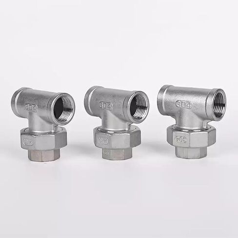 304 Stainless Steel Female Threaded Tee, 1/4inch to 2inch 3-Way Union Pipe Fittings - 1PCS(3/4inch) in Kuwait