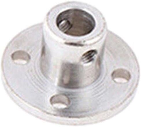 Flange Coupling Connector Rigid Coupling Shaft Axis Fittings Iron Build Suitable for Mechanical Engineering Lab Work, Inner diameter 6mm, Optional in Kuwait