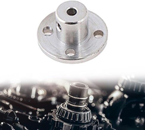 Flange Coupling Connector Rigid Coupling Shaft Axis Fittings Iron Build Suitable for Mechanical Engineering Lab Work, Inner diameter 6mm, Optional in Kuwait