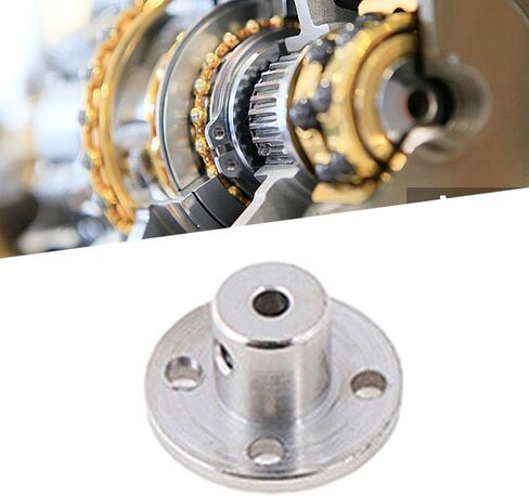 Flange Coupling Connector Rigid Coupling Shaft Axis Fittings Iron Build Suitable for Mechanical Engineering Lab Work, Inner diameter 6mm, Optional in Kuwait