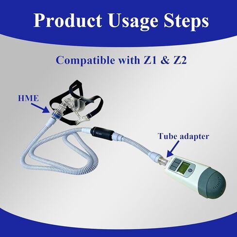 5 pcs Tube Adapter Compatible for Z1 & Z2 Travel CPAP Machines, CPAP Hose Adapter Replacement Linking Connector, Reliable Sleep Therapy Accessory for Tube Connection in Kuwait