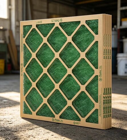 Nested Fiberglass HVAC Filter, 20x20x1 Inch MERV 1 4 Count in Kuwait