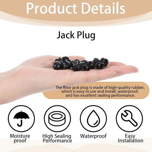 12 PCS Hydraulic Jack Oil Plug, Rubber Hydraulic Oil Filler Plug Bung Floor Jack Parts for Automotive Reservoir Fill Hole in Kuwait