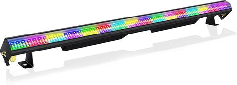 شريط أضواء المسرح القوية، 240 وات 448 LED RGBWA 5IN1، شريط إضاءة ستروب DJ DMX RDM صوت نشط 224 منطقة RGB و224 تأثيرات مطاردة كهرمانية وبيضاء لحفلات المسرح DJ Club Disco Wedding in Kuwait