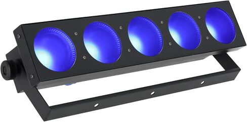 Rockville Bundle: (2) Five-Eye 5 Head RGB Blinder Light, 19 Channel DMX, Super Bright, Durable Aluminum Case, Control Each Light, Auto for Stage, DJ Events, and Venues (2 Items) in Kuwait