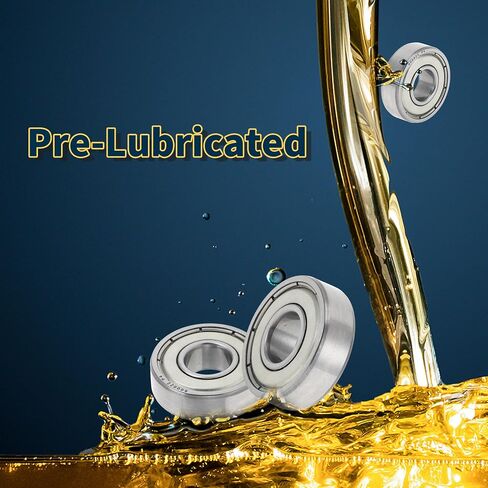 6000ZZ Deep Groove Ball Bearings P4 10x26x8mm Car Lubricated Bearings Silver Tone Double Metal Seal Stylish Design 2 Pcs in Kuwait