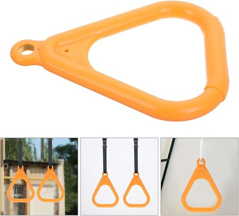 Gymnastic Rings Set 2pcs Triangle Workout Rings for Outdoor Fitness Training Accessories for Adults Exercise in Kuwait