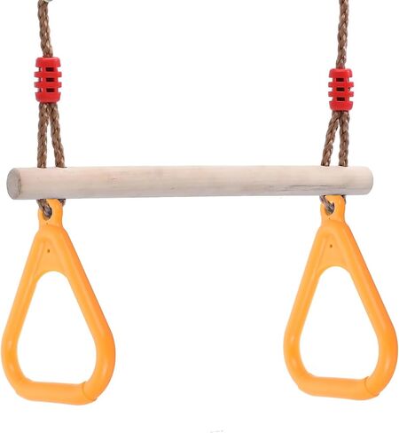 Gymnastic Rings Set 2pcs Triangle Workout Rings for Outdoor Fitness Training Accessories for Adults Exercise in Kuwait