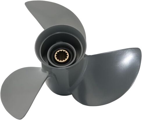 Boatman Boat Propeller 11 1/4x13 for Honda Outboard BF35 BF40 BF45 BF50 BF60HP,OEM Parts No.58130-ZV5-000ZA,13 Tooth Spline,RH in Kuwait