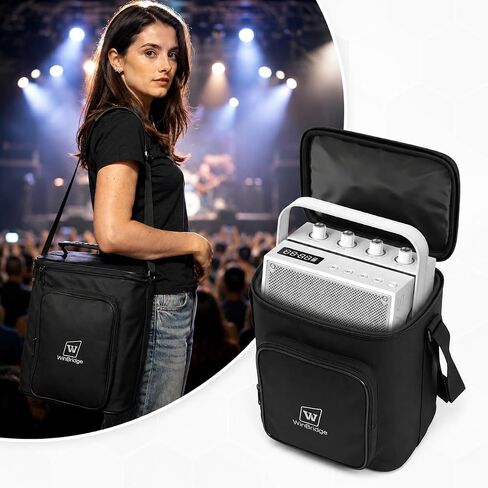 Carrying Case for S99 Voice Amplifier,Portable Speaker Microphone Combo Bag | Designed for S99 microphone speaker Set, this protective case offers padded protection, accessory storage and easy carrying. in Kuwait