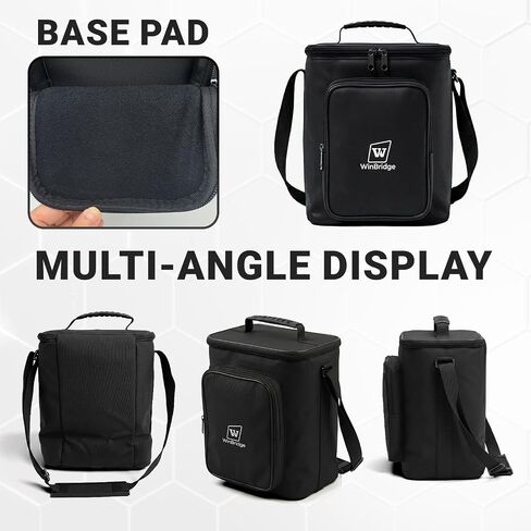 Carrying Case for S99 Voice Amplifier,Portable Speaker Microphone Combo Bag | Designed for S99 microphone speaker Set, this protective case offers padded protection, accessory storage and easy carrying. in Kuwait