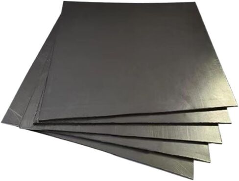 5pcs High Pure Graphite Plate Panel Sheet, Carbon Graphite Electrode Pyrolytic High Temperature Board 50 * 40 * 3mm for DIY in Kuwait