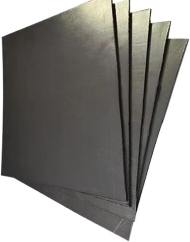 5pcs High Pure Graphite Plate Panel Sheet, Carbon Graphite Electrode Pyrolytic High Temperature Board 50 * 40 * 3mm for DIY in Kuwait