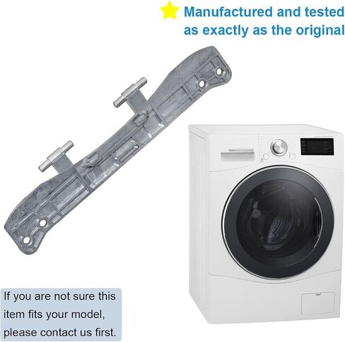 W10208415 Dryer Washer Door Hinge Compatible with Whirlpool Amana Maytag Crosley WPW10208415, 1872427, AP6017115, Front Loader Dryer and Washer Door Hinge with 4 Pin Caps in Kuwait