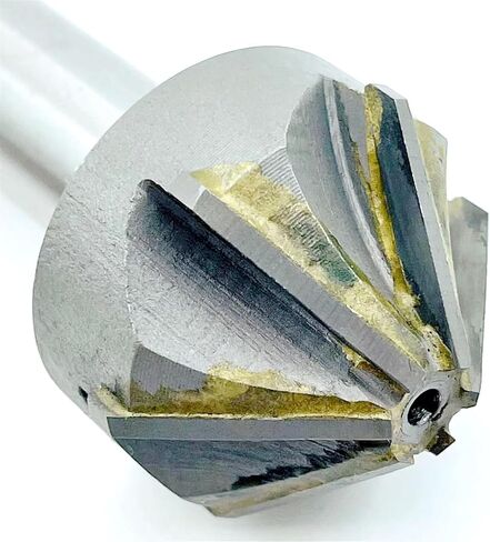 1pcs 60/90 Degrees Chamfering Countersink Drill Bit 16-60mm Cutting Diameter Chamfer Milling Cutter with Brazing Carbide Blade TCT Straight Shank Deburring End Mill(30mm-90degree) in Kuwait
