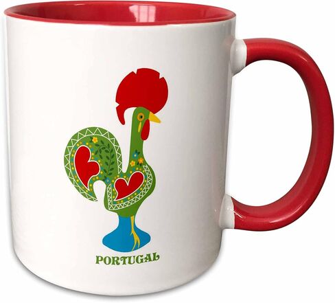 3dRose The green Portuguese Rooster or galo de barcelos 15oz Mug in Kuwait