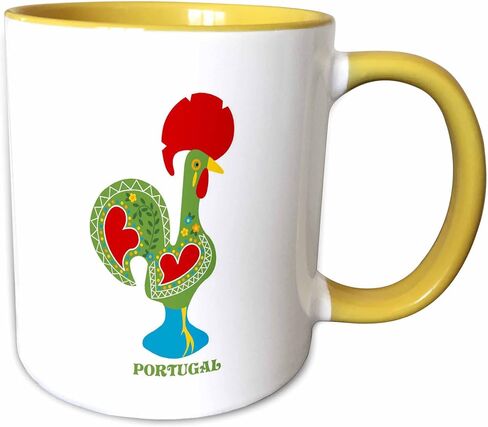 3dRose The green Portuguese Rooster or galo de barcelos 15oz Mug in Kuwait