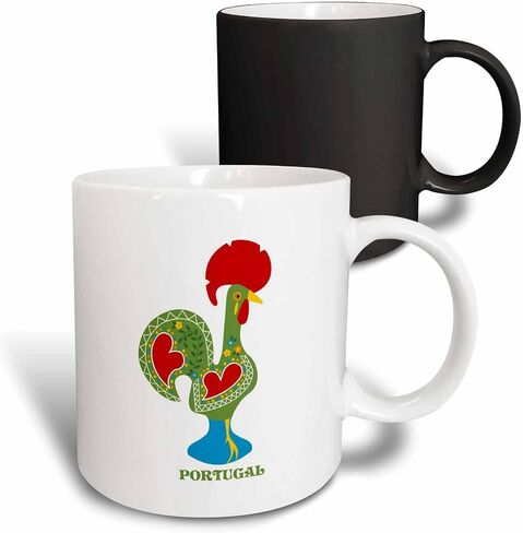 3dRose The green Portuguese Rooster or galo de barcelos 15oz Mug in Kuwait
