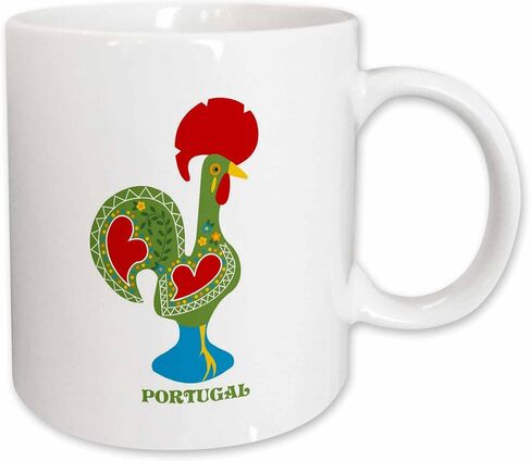 3dRose The green Portuguese Rooster or galo de barcelos 15oz Mug in Kuwait