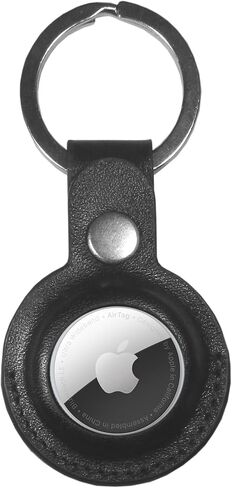 Siskiyou Sports NCAA Texas Longhorns Compatible AirTag Leather Key ChainUnisex, One Size, Black in Kuwait