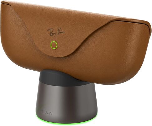 حامل شحن Nillkin RayDock لعلبة نظارات Ray-Ban Meta (الجيل 1 و 2) | قاعدة شحن بإضاءة LED من الألومنيوم، مقاومة للانزلاق، ملحقات نظارات ذكية، شاشة عرض للمنزل والمكتب، منفوخة in Kuwait