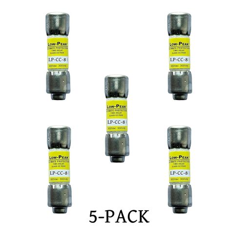 5 عبوات جديدة LP-CC-8 LP-CC-8A LP-CC 8A 600Vac صمامات تأخير الوقت، LP-CC-8A صمامات خرطوشة رفض الفئة CC الحالية in Kuwait