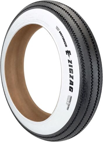Vee Tire 20x4.0 White Wall Zig Zag E-Bike 50 Tubeless Ready Tire with Folding Bead and Endurance Compound 20x4,20 x 4.0 in Kuwait