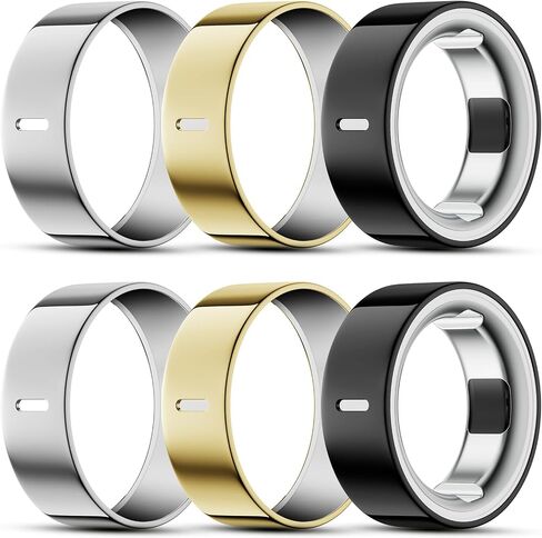 6 Pack Ring Cover Compatible with Oura Ring Gen 4/3 Horizon/Heritage | Support Charging with Cover on, Ultra-Thin TPU Protector for Men Women, Size 8 in Kuwait