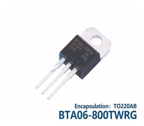 10-Pack BTA06-800TWRG Triac Sensor Door 800V 6A TO220AB in Kuwait