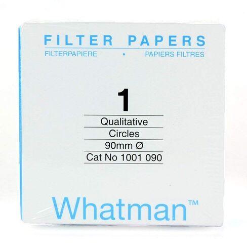GE Bio-Sciences 1001-090 Filter Paper, Grade 1, Circle, Cellulose, 90 mm Diameter (Pack of 100) in Kuwait