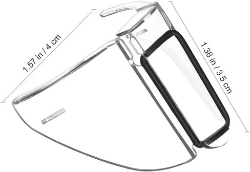 Gatuida Safety Glasses Side Shields 2 Pairs Slip on Eye Glasses Side Shields Anti-Slip On Side Shields for Safety Glasses Small to Large Eyeglasses Transparent in Kuwait