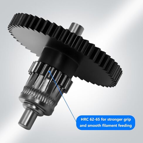 Upgraded Hardened Steel Extruder Gear for Flashforge Adventurer 5M, Integrated Shaft Design Nano-Coating POM Gears Replacement Part Direct Drive Extrusion Head Gear for AD5M/ 5M Pro in Kuwait