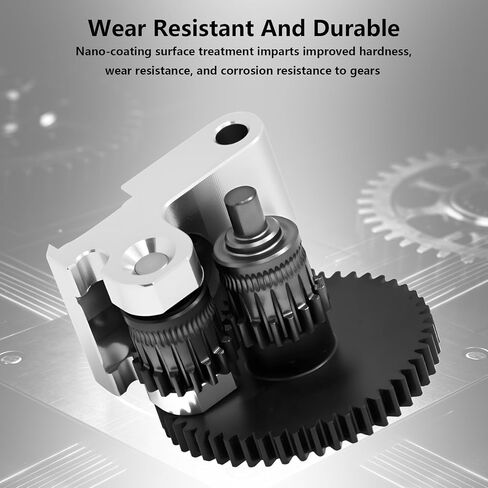 Upgraded Hardened Steel Extruder Gear for Flashforge Adventurer 5M, Integrated Shaft Design Nano-Coating POM Gears Replacement Part Direct Drive Extrusion Head Gear for AD5M/ 5M Pro in Kuwait