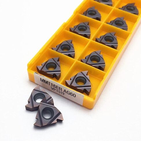 High Quality Carbide Inserts MMT 16IR 16ER AG60 VP15TF UE6020 16IR 16ER AG55 UE6020 VP15TF Lathe Grooving Thread Insert 11ER 11I(MMT11ER AG60 UE6020) in Saudi Arabia