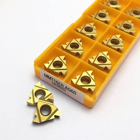 High Quality Carbide Inserts MMT 16IR 16ER AG60 VP15TF UE6020 16IR 16ER AG55 UE6020 VP15TF Lathe Grooving Thread Insert 11ER 11I(MMT16IR AG60 UE6020) in Saudi Arabia